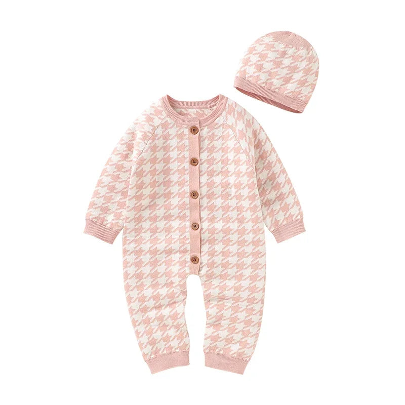 2 Piece Fashion Knitted Grow suit