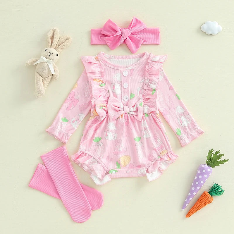 3 Piece Easter Ruffle Set