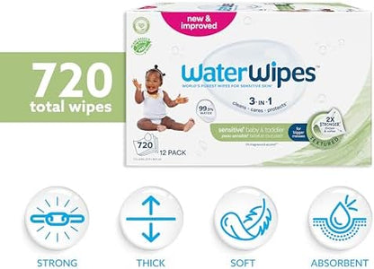 Baby WaterWipes 12 Packs