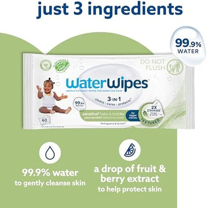 Baby WaterWipes 12 Packs