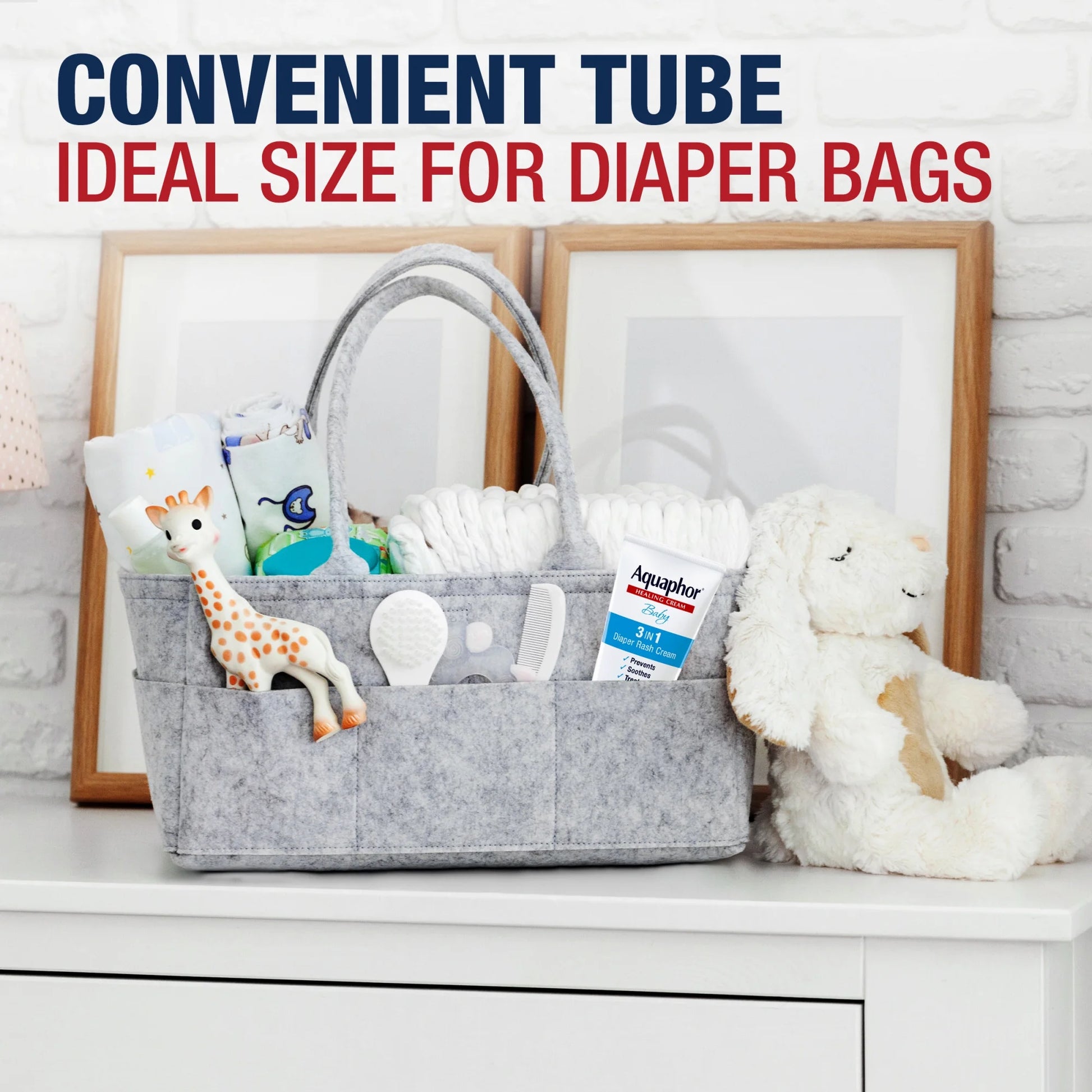 (2 Pack)  Baby Diaper Rash Cream with Zinc Oxide, Hypoallergenic, Paraben and Fragrance Free, 3.5 Oz