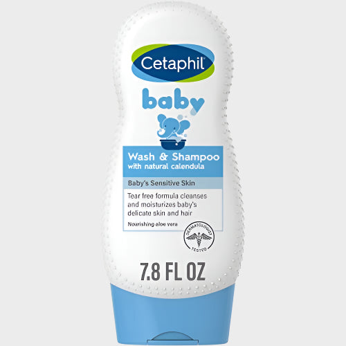 Baby Wash & Shampoo, Calendula, 7.8 Fl Oz