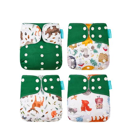 4 Pack Reusable Diaper