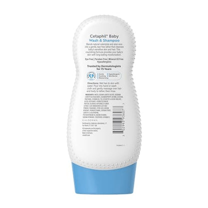Baby Wash & Shampoo, Calendula, 7.8 Fl Oz