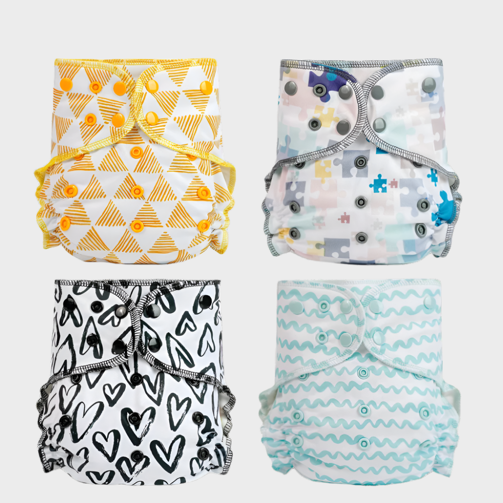 4 Pack Cloth Diaper
