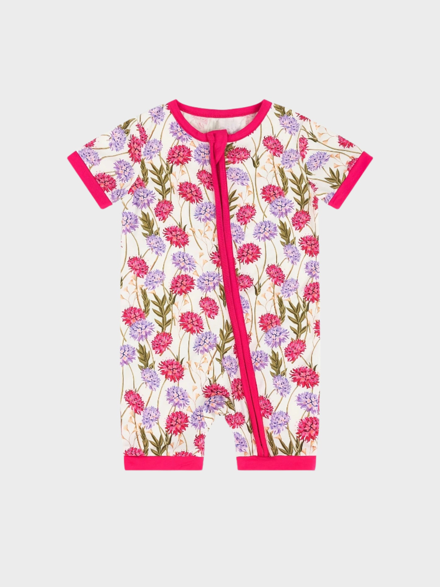 Combinaison zippée à manches courtes Flora &amp; Fauna