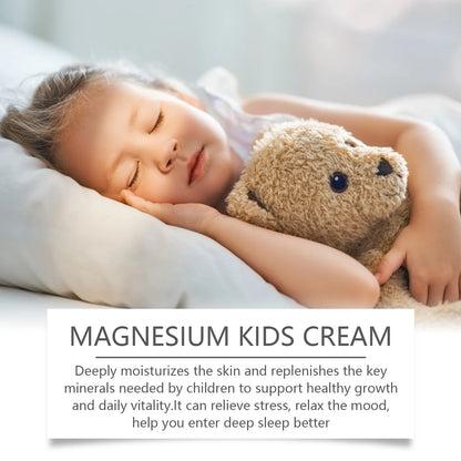Magnesium Body Lotion Relieve Muscle Pain Anxiety Smoothing Softening Nourishing Relaxation Better Sleep Quality Kids Care Cream