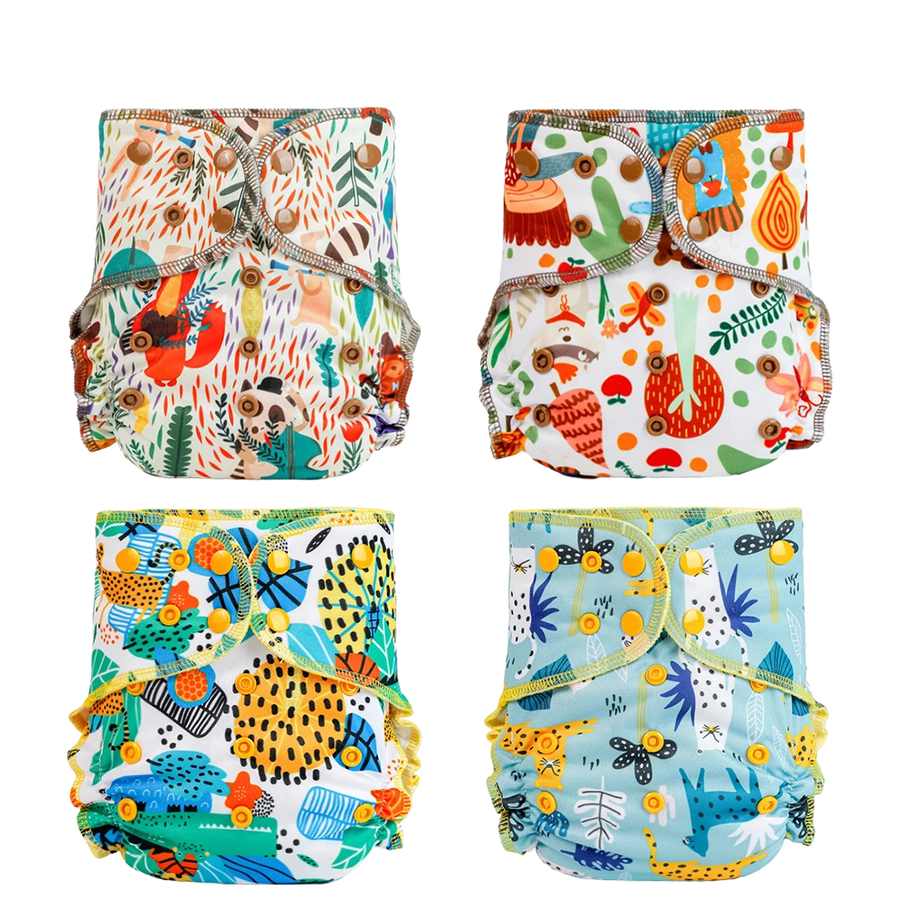 4 Pack Cloth Diaper
