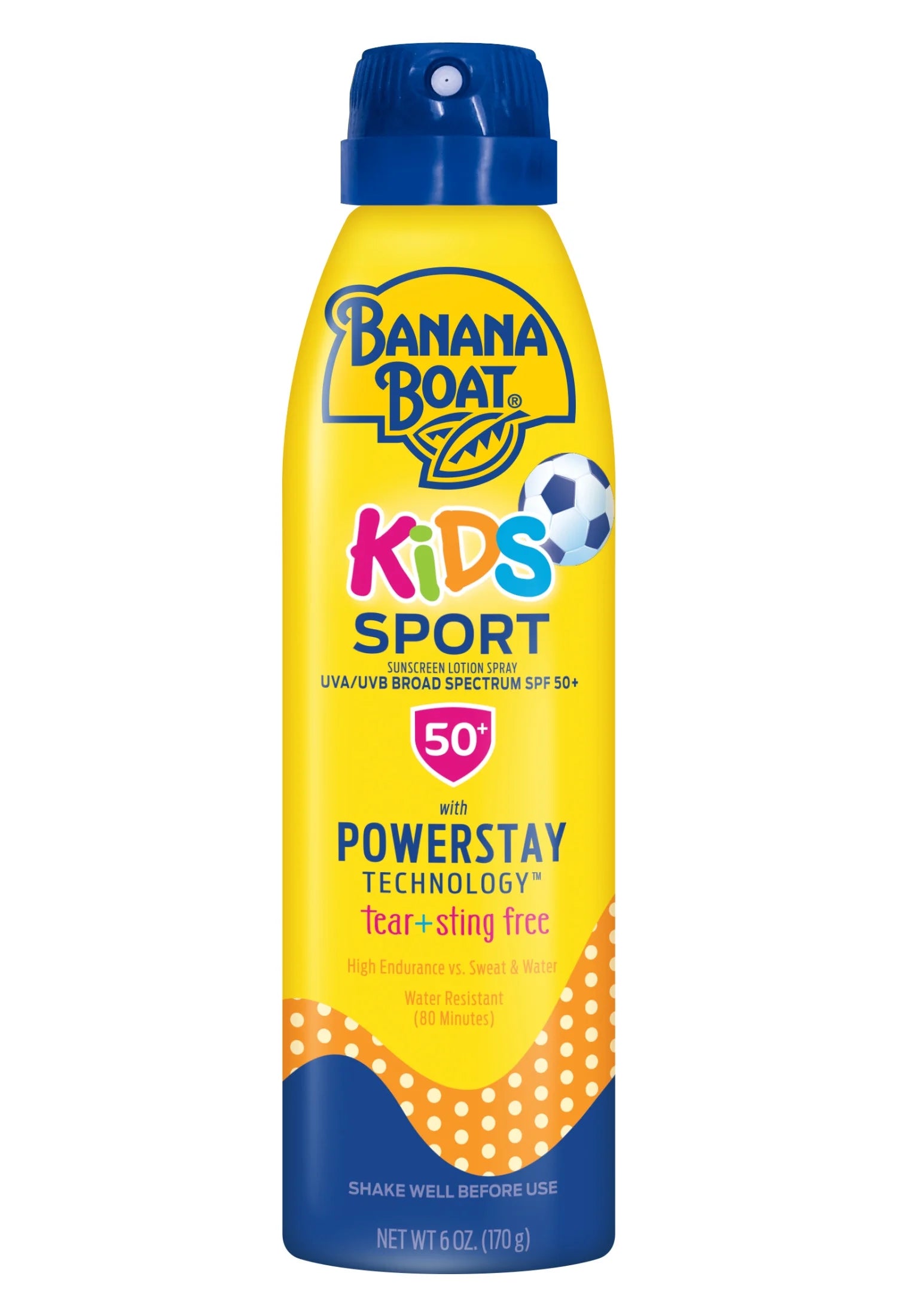 Kids Sport Sunscreen Spray Lotion SPF 50, 6Oz