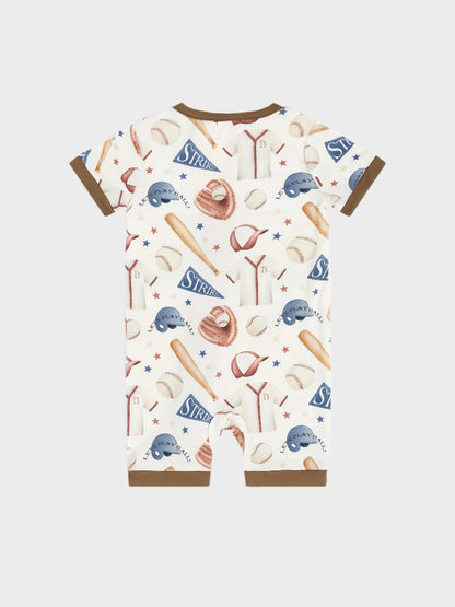 Short Sleeve Baseball Pattern