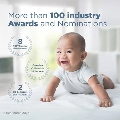 Bearington Baby Lil’ Patches, 5.5 Inch Giraffe Plush Stuffed Animal Baby Rattle, Newborn Toys, Giraffe Baby Stuff