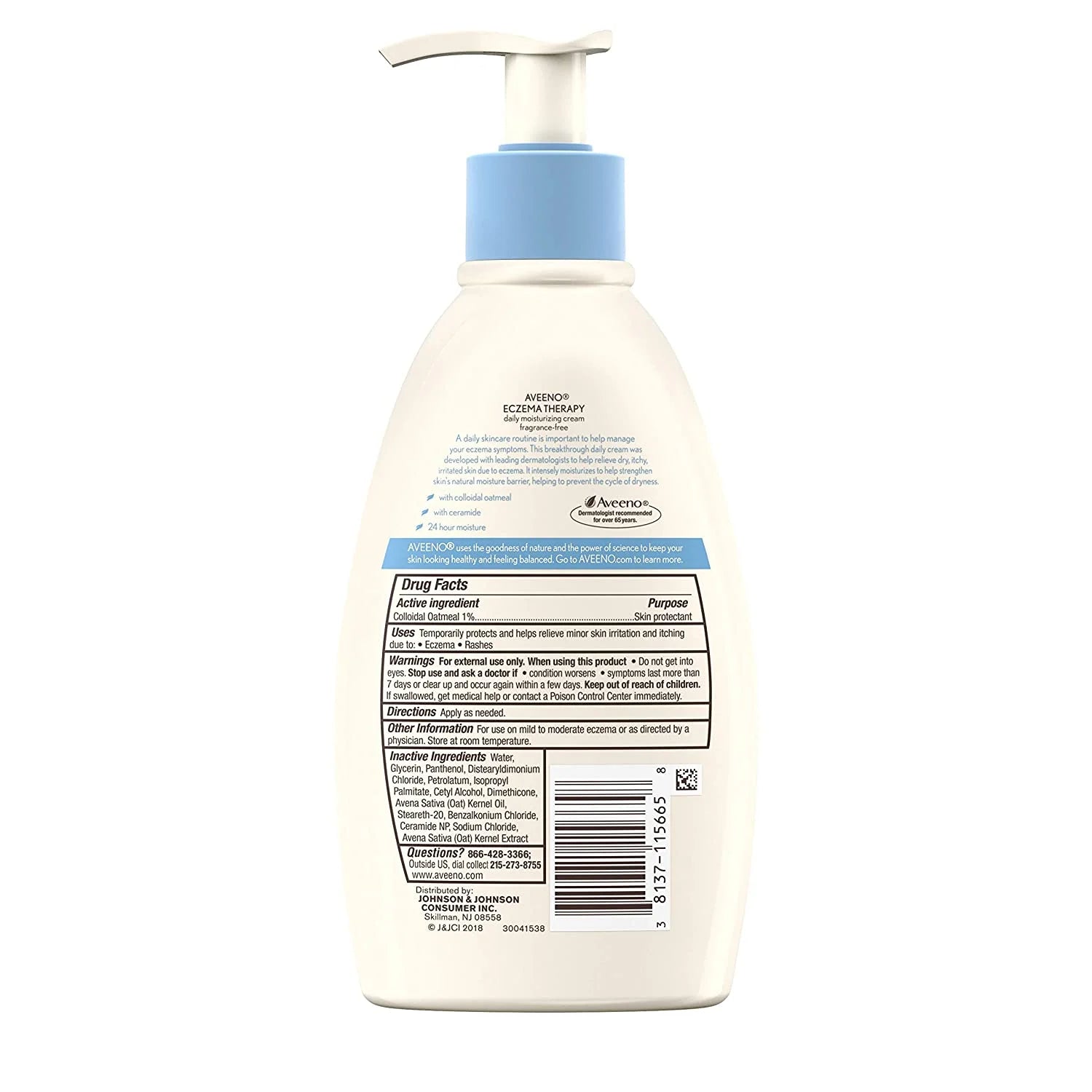 Baby Eczema Therapy Moisturizing Cream 12 Oz (Pack of 2)