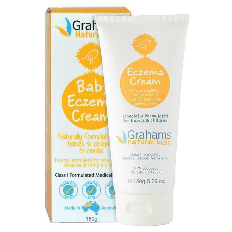 NEW Grahams Natural Baby Eczema Cream 75G