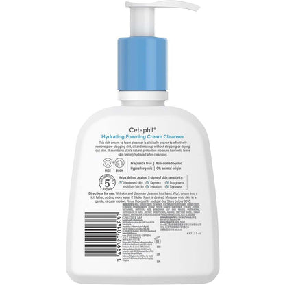 Cetaphil Hydrating Foaming Cream Cleanser 236Ml