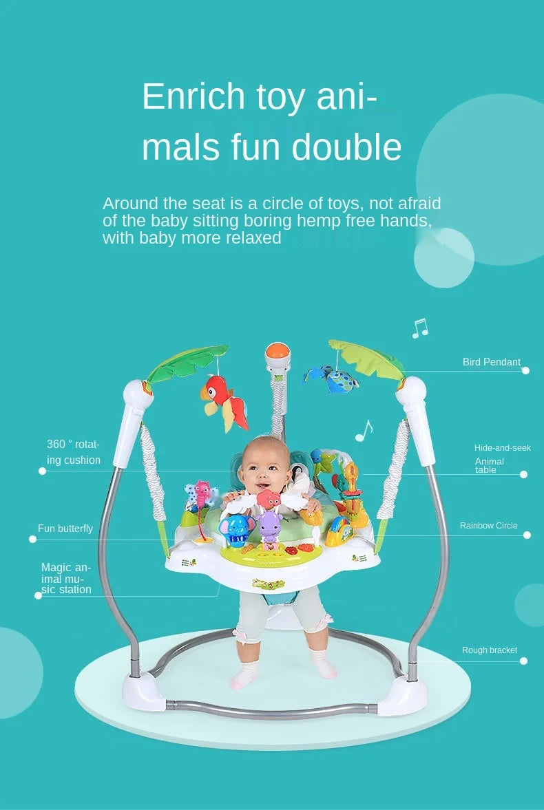 Bouncer Palm Paradise Activity Center with Music