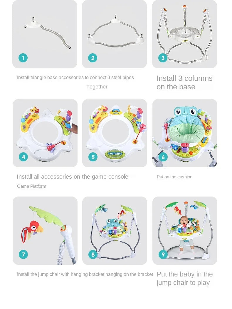 Bouncer Palm Paradise Activity Center with Music